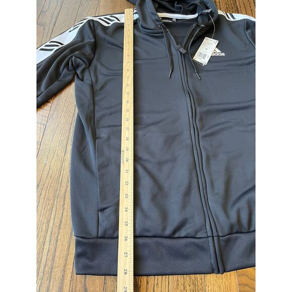 Adidas Basketball Club Hoodie Full Zip Hooded Jacket Size Medium New With Tags - Picture 8 of 9